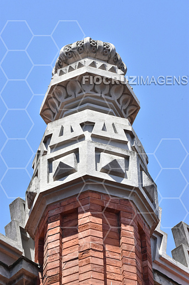 Elemento ornamental do Castelo Mourisco