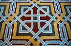 Piso em mosaico do Castelo Mourisco