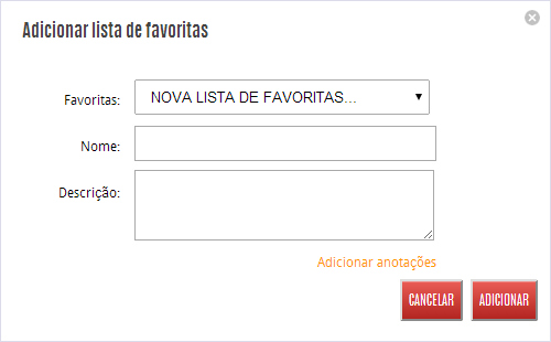 Criar lista de favoritas - Passo 2